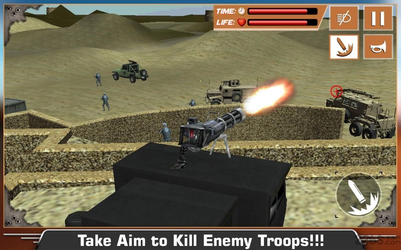 沙漠军事基地战争卡车手机游戏下载