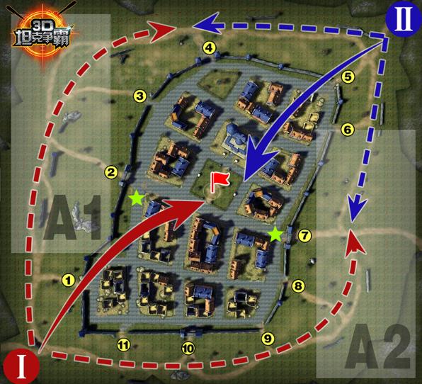 3D坦克争霸海德堡小镇战术打法剖析（最新篇）[多图]