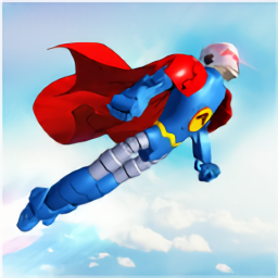 英雄机器人变形车手机版(Flying Superman Robot Transform Car)下载