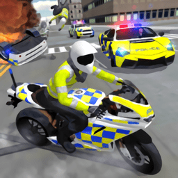 警车护送车队模拟手机版(Police Car Driving Motorbike Riding)下载