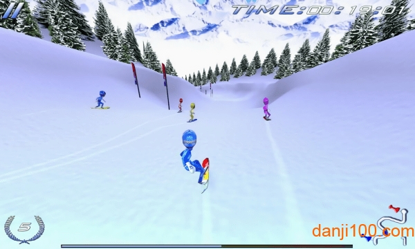 终极滑雪比赛游戏