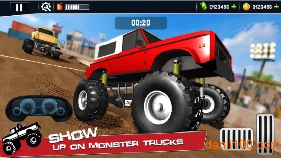 怪物卡车拔河模拟手机版游戏截图
